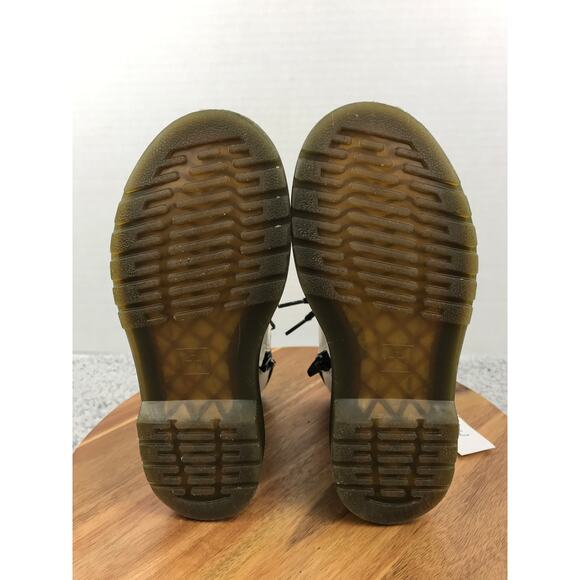 Dr. Martens 1460 J White Lace Up Casual Lifestyle Daily Y2K Combat Boots Kids 2 - Picture 9 of 13